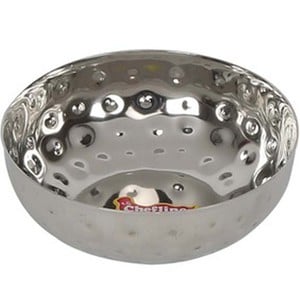 Chefline Stainless Steel Hammered Bowl Pearl