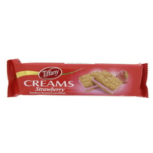 Tiffany Strawberry Flavoured Cream Biscuit 24 x 80 g