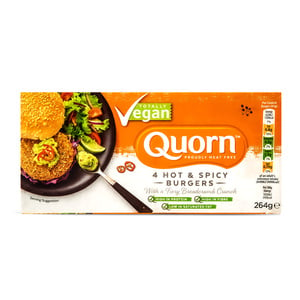 Qourn Vegan Hot & Spicy Burgers 264 g