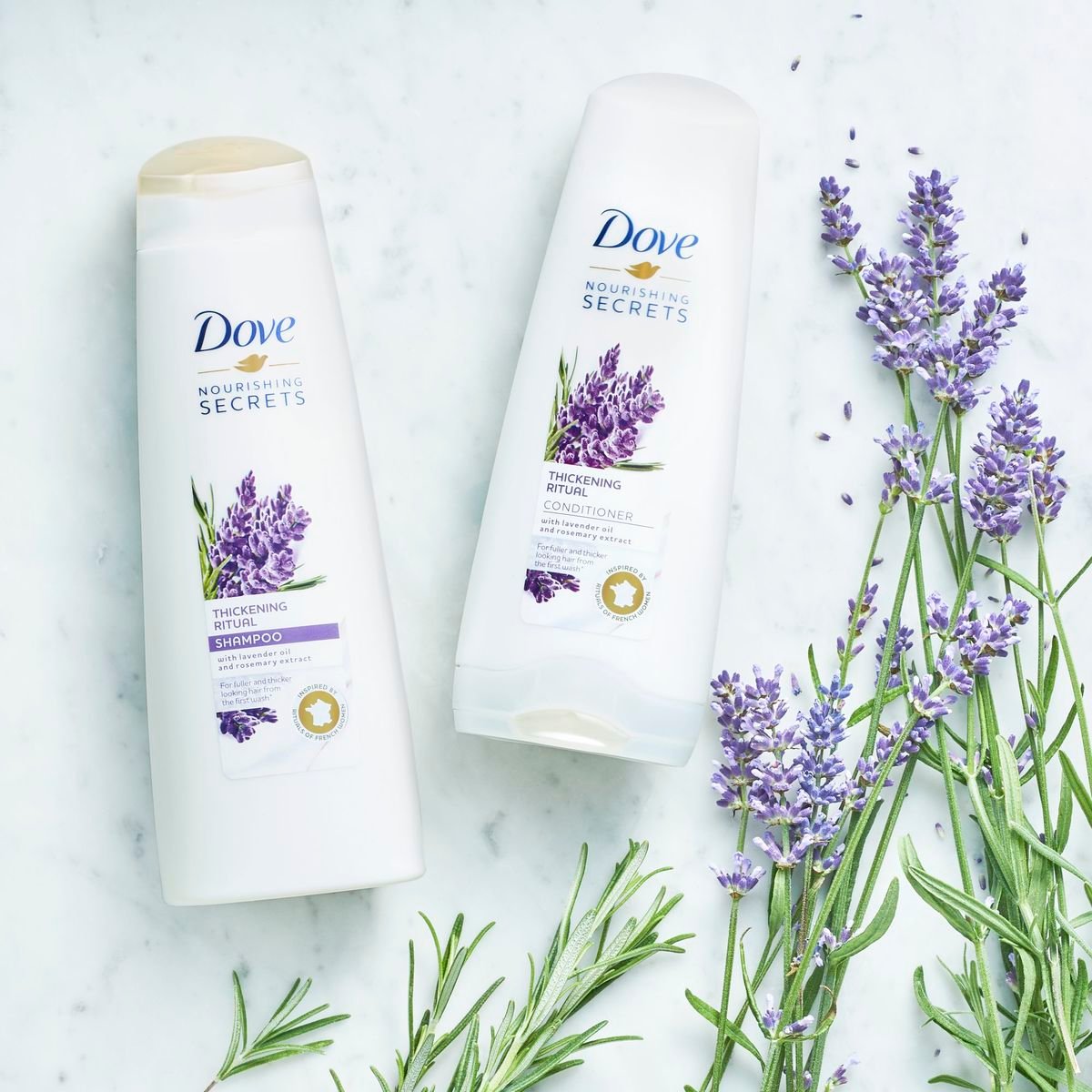 Dove Thickening Ritual Shampoo Lavender, 400 ml