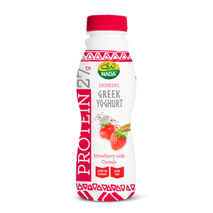 Nada Greek Yoghurt Drink Strawberry with Cereal 330 ml