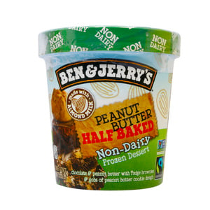 Ben & Jerry's Frozen Dessert Half Baked Peanut Butter Dairy Free 473 ml