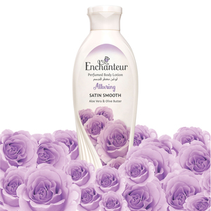 Enchanteur Satin Smooth Alluring Lotion with Aloe Vera & Olive Butter 250 ml