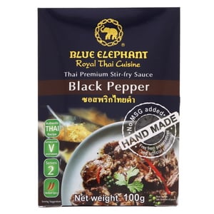 Blue Elephant Thai Premium Stir-Fry Sauce With Black Pepper 100 g