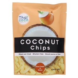 Thai Coco Coconut Chips Sour Cream And Onion 40 g