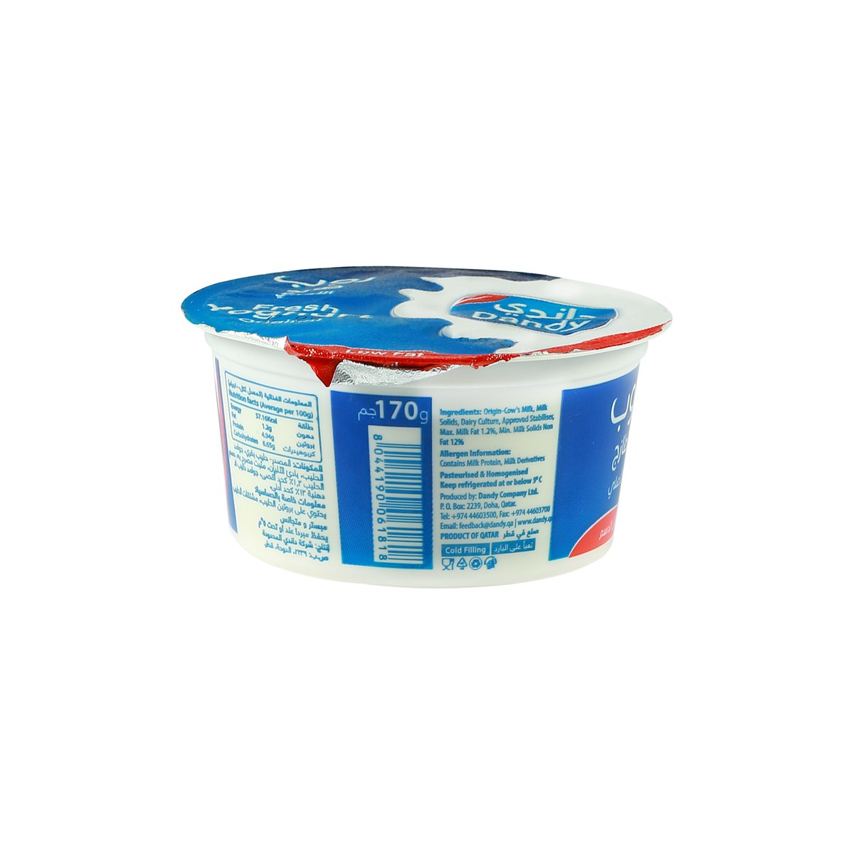 Dandy Fresh Yoghurt Original Low Fat 170 ml