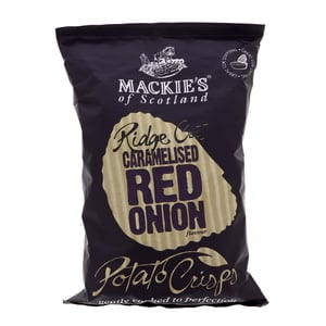 Mackies Ridge Cut Caramelized Red Onion Potato Crisps 150 g