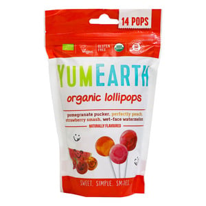 Yum Earth Assorted Organic Lollipops 85g