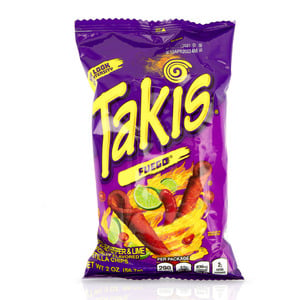 Takis Fuego Chips Chilli Pepper & Lime 56.7g
