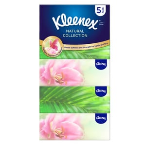 Kleenex Natural Collection Facial Tissue 2ply 5 x 170 Sheets