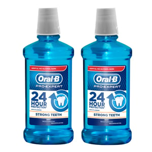Oral-B Strong Teeth Pro Expert Mouth Wash Mint 2 x 500 ml