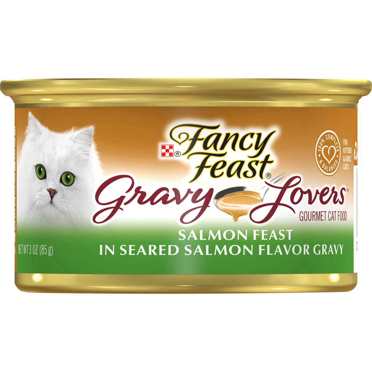 Purina Fancy Feast Gravy Lovers Salmon Feast In Seared Salmon Flavor Gravy Cat Food 85 g
