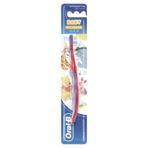 Oral B Baby Manual Toothbrush Winnie The Pooh 0-2 Years Assorted Color, 1 pc