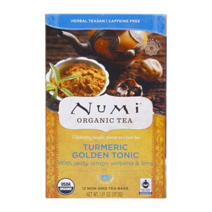 Numi Organic Turmeric Golden Tonic Tea 12 pcs