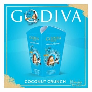 Godiva Chocolate Domes Coconut Crunch 130 g