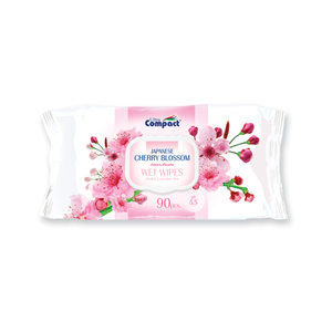 Ultra compact  Wet Wipe Japanese Cherry Blossom 90pcs
