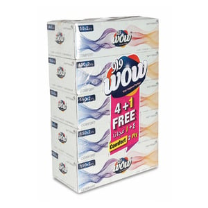 Wow Comfort Soft Tissues 2ply 5 x 150 Sheets