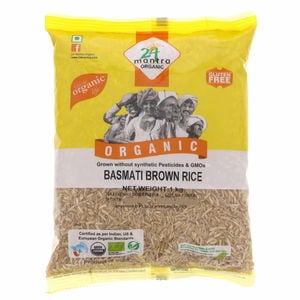 24 Mantra Organic Basmati Brown Rice 1 kg