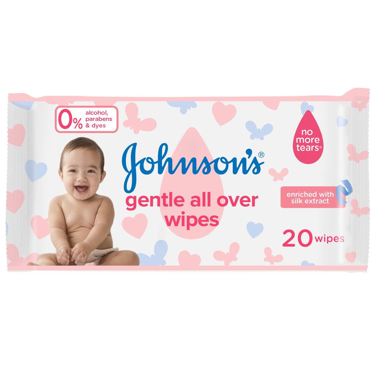 Johnson's Baby Wipes Gentle All Over 20pcs