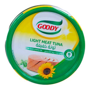 Goody Light Meat Tuna In Sunflower Oil, 160 g