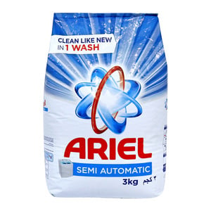 Ariel Semi Automatic Washing Powder Concentrated Regular 3kg