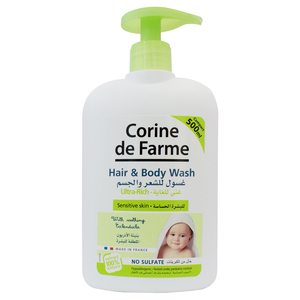 Corine De Farme Baby Hair & Body Wash Sulfate Free 500 ml