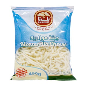 Baladna Shredded Full Fat Mozzarella Cheese 450g