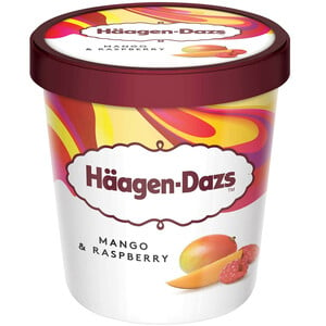 Haagen-Dazs Ice Cream Mango & Raspberry 460 ml