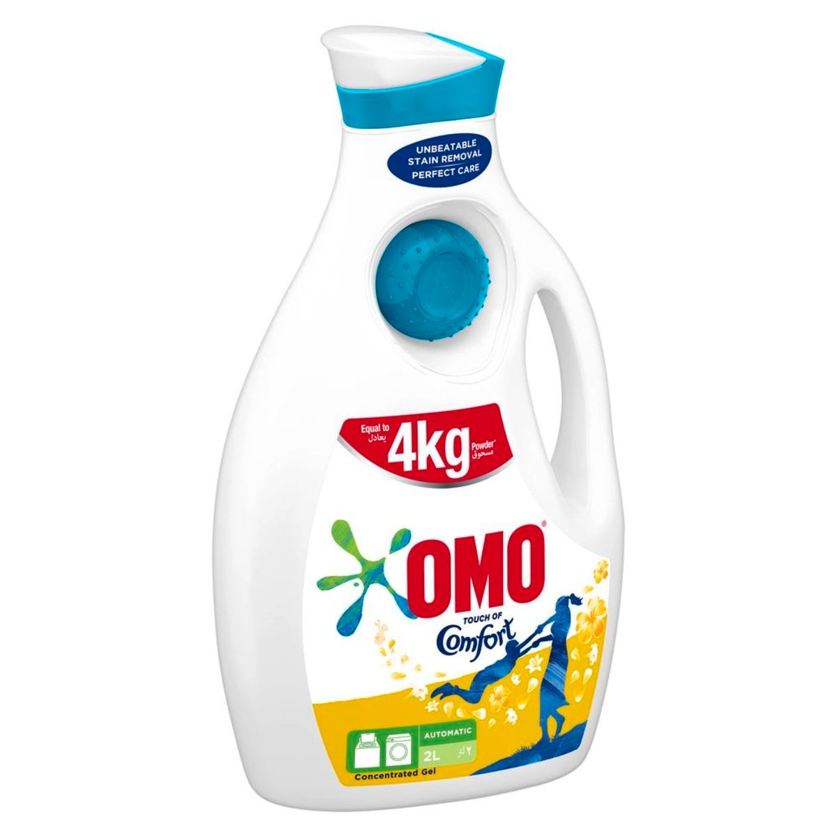 OMO Liquid Laundry Detergent with Touch of Comfort, 2 Litre