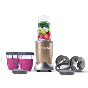 NutriBullet Multi-Function High Speed Blender, 900 W, 9 Piece Accessories, Copper Gold, NB9-1212