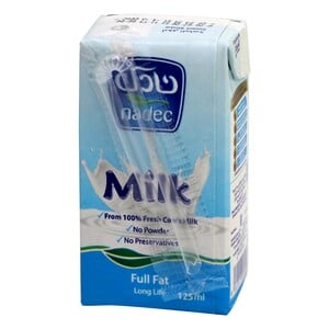 Nadec UHT Full Fat Milk 18 x 125 ml