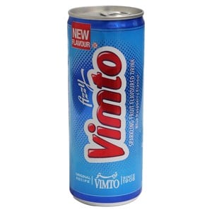 Vimto Blue Raspberry Fruit Flavoured Drink Can 6 x 250 ml