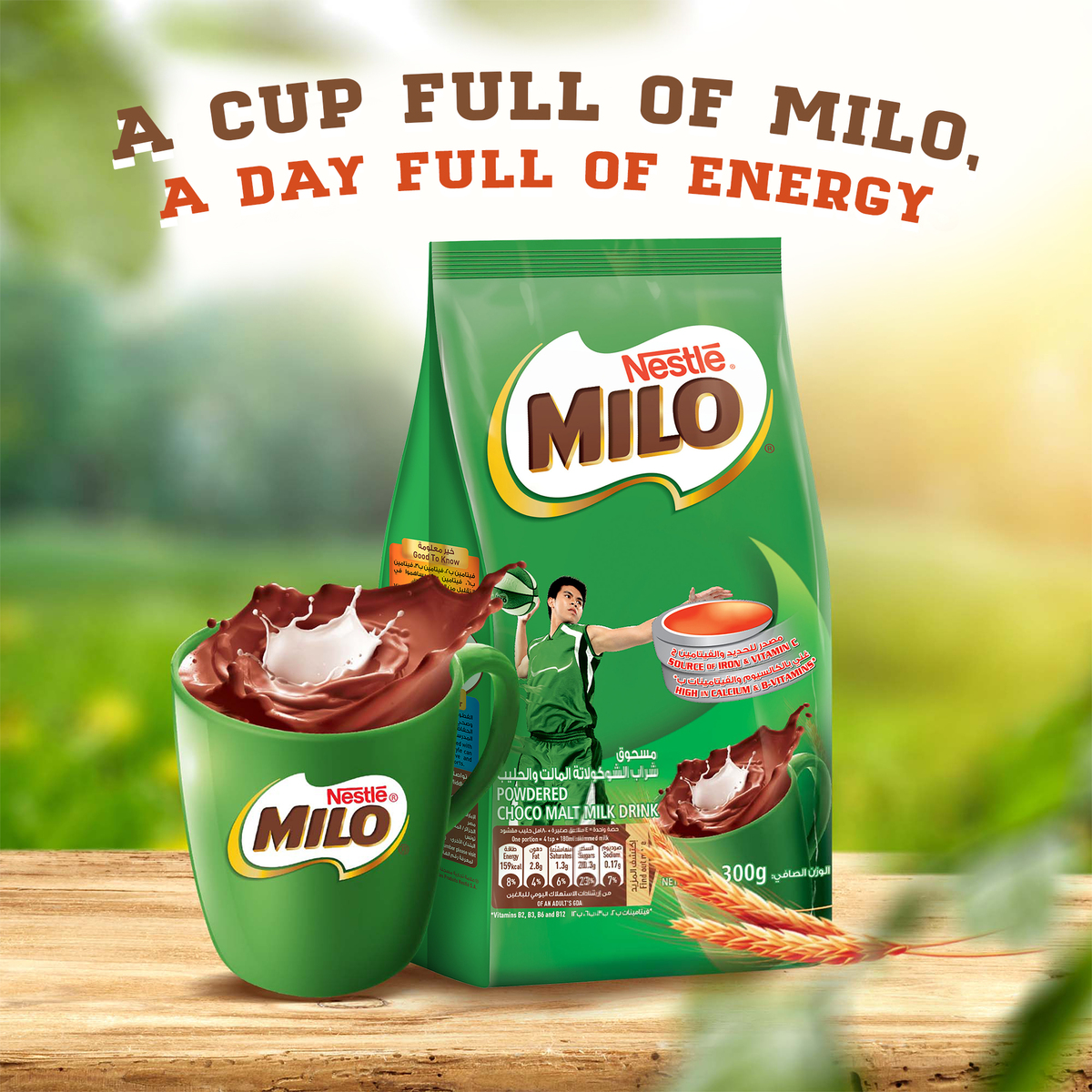 Nestle Milo Powdered Choco Malt Milk Drink 300 g