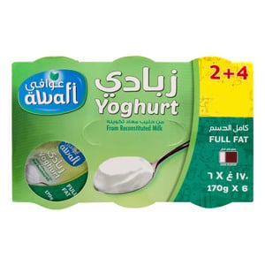 Awafi Yoghurt Full Fat 6 x 170g