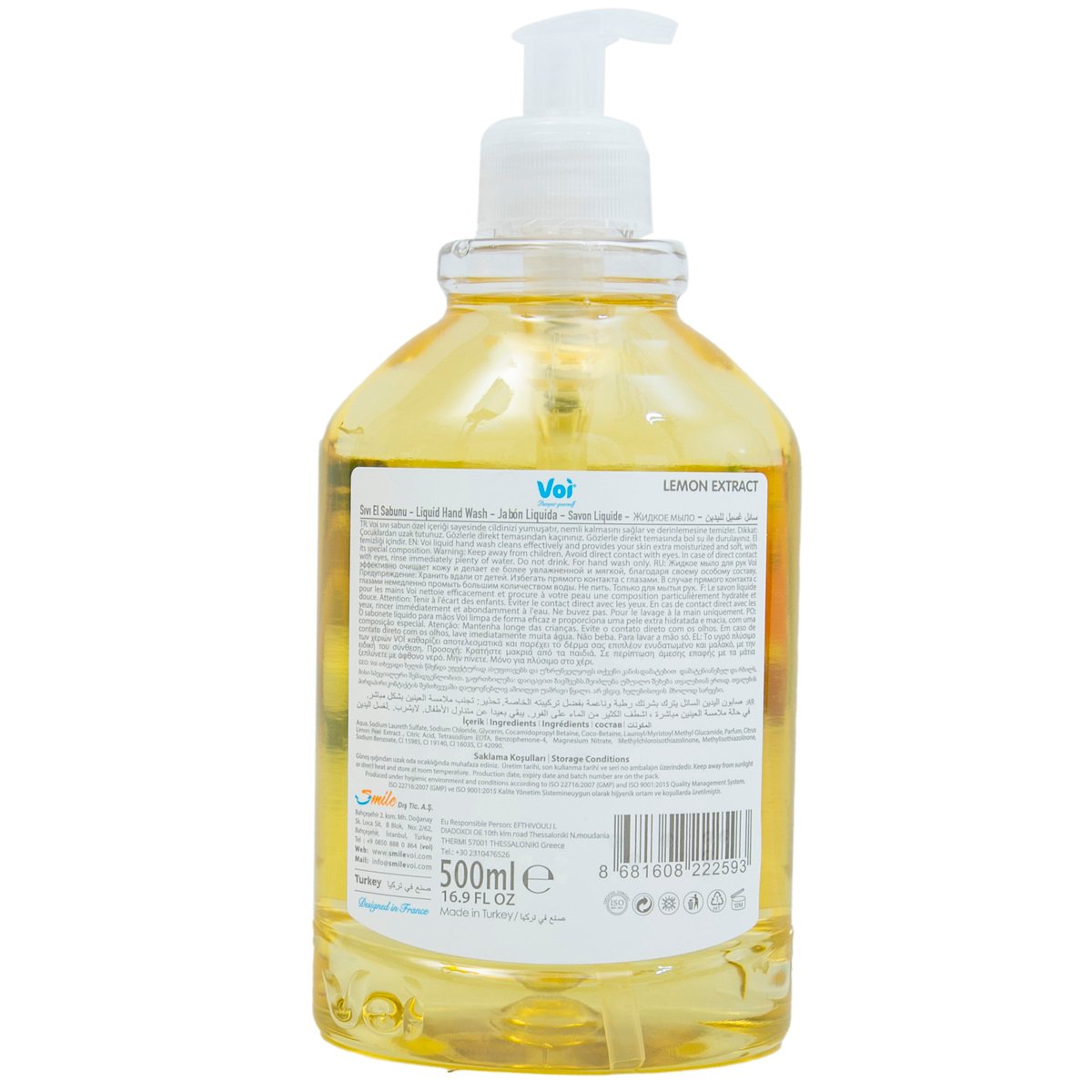 Voi Lemon Extract Hand Soap 500 ml