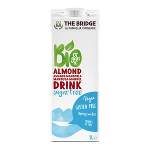 The Bridge Bio Organic Almond Drink Sugar Free 1 Litre