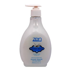 Zen Hand Wash Anti-Bacterial Goat Milk 500 ml