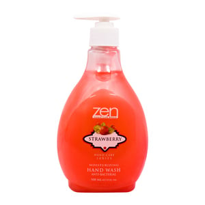 Zen Hand Wash Anti-Bacterial Strawberry 500 ml