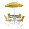 Relax Table With 4pcs Chairs & Umbrella WR2116