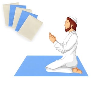 Protect Plus Disposable Prayer Mat DM15 5Pcs (71 x 108cm) Assorted Colors