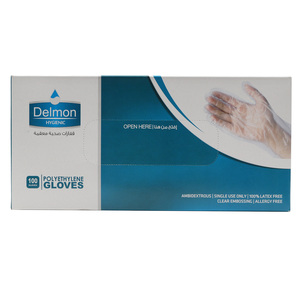 Delmon LDPE Clear Gloves 100pcs