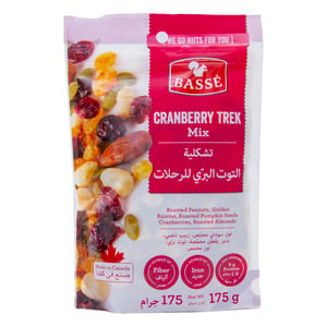 Basse Cranberry Trek Mix Nuts & Fruits 175 g