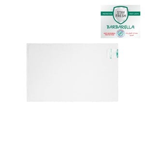 Barbarella Anti-Microbial Bath Mat 50x80cm White