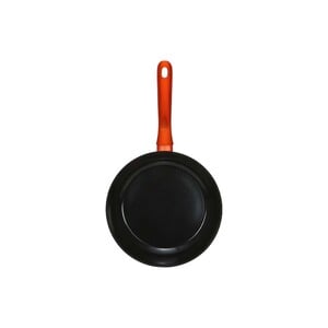 Chefline Induction Base Ceramic Natural Coating Fry Pan, 22 cm, Red, DZJ22