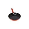 Chefline Induction Base Ceramic Natural Coating Fry Pan, 24 cm, Red, DZJ24