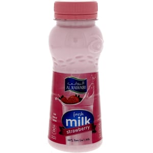 Al Rawabi Strawberry Fresh Milk 200 ml