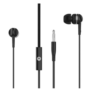 Motorola Pace 105 - Wired In-Ear Stereo Headphones with Microphone Black