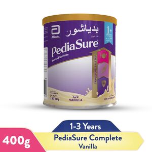 Pediasure Complete Balanced Nutrition With Vanilla Flavour Stage 1+ For Children 1-3 Years 400 g