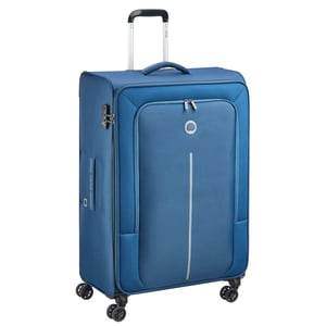 ديلسي كاراكاس حقيبة سفر 4 عجلات مرنة، 80 سم، أزرق