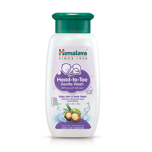 Himalaya Head To Toe Gentle Wash Baby Hair & Body Wash With Olive Oil & Macadamia 400 ml